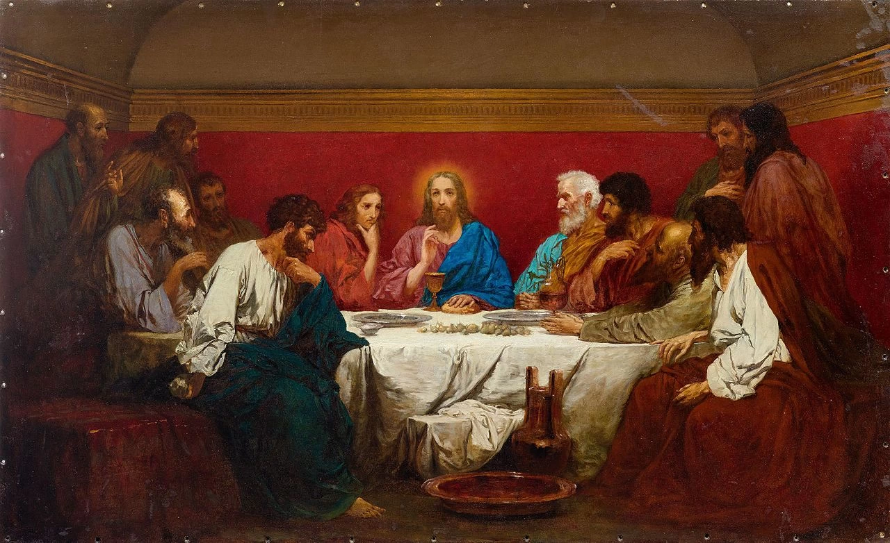 Henryk Siemiradzki - L'ultima cena, attribuito
